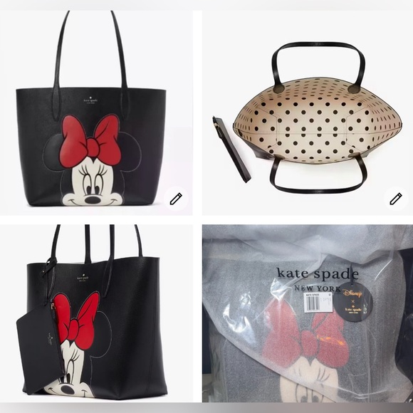 kate spade Handbags - NWT Kate Spade New York x Disney Reversible Minnie Tote